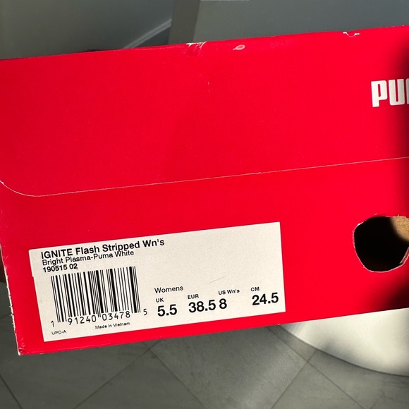 PUMA Ignite Flash Stripped Bright Plasma Size 8 - Picture 2 of 6